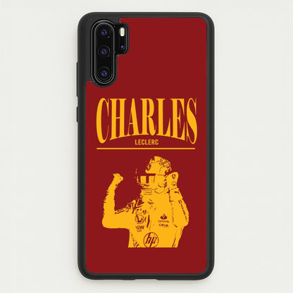 Charles Red And Gold Huawei P30 Pro Case