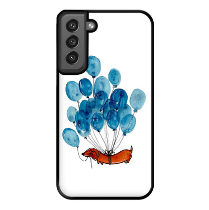 Dachshund And Balloons Phone Case