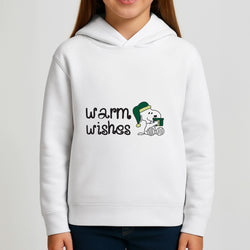Cartoon Beagle Warm Wishes Girls Hoodie