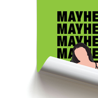 Neon Green Mayhem Poster