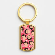 Harry Faceless Pattern Luxury Keyring 3