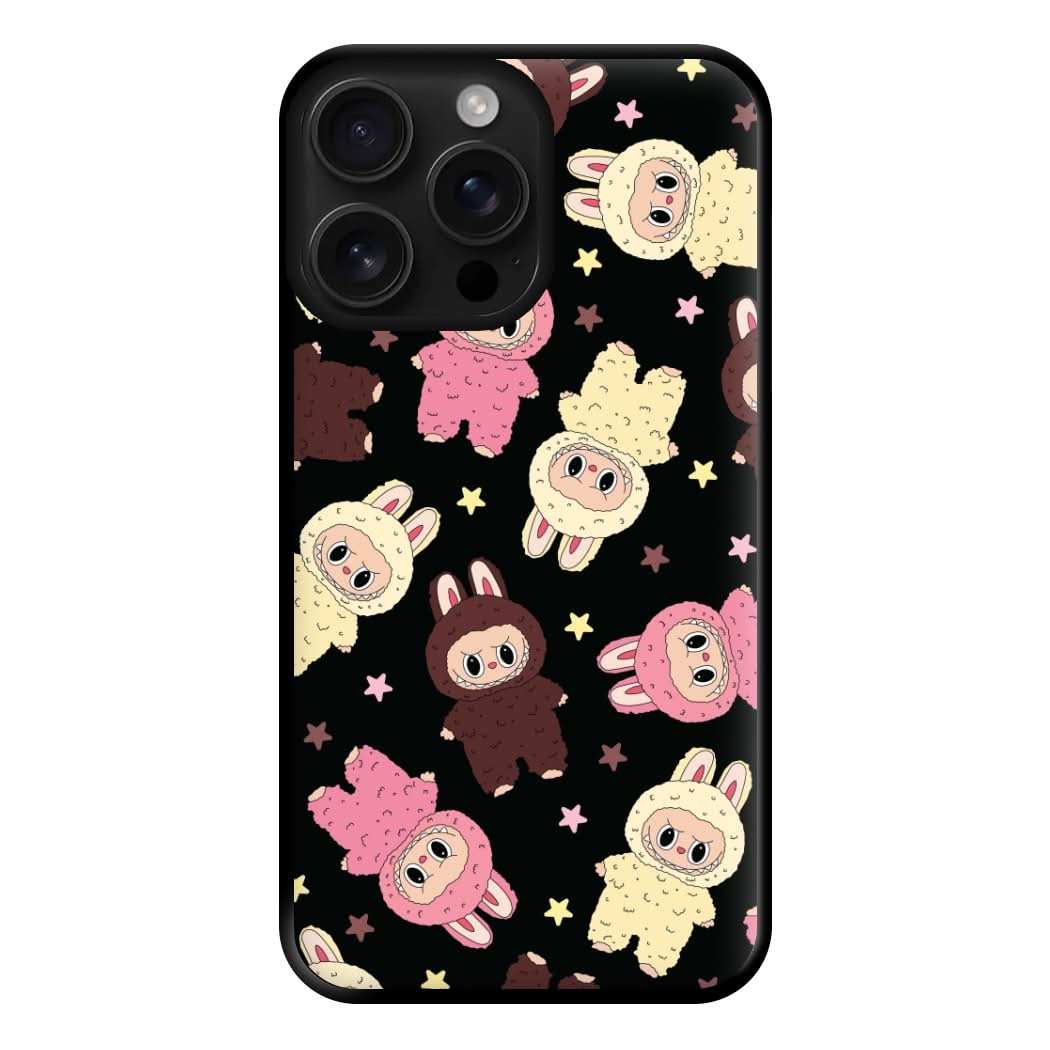 Cute Monsters And Stars Pattern Phone Case for Apple iPhone, Samsung Galaxy, Huawei and Google Pixel