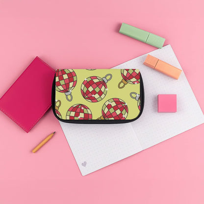 Disco Baubles Pattern Pencil Case