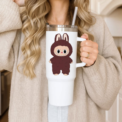 Cute Brown Monster Tumbler