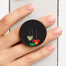 Cartoon Mouse Hanging Baubles Phone Grip