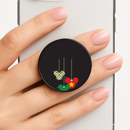 Cartoon Mouse Hanging Baubles Phone Grip