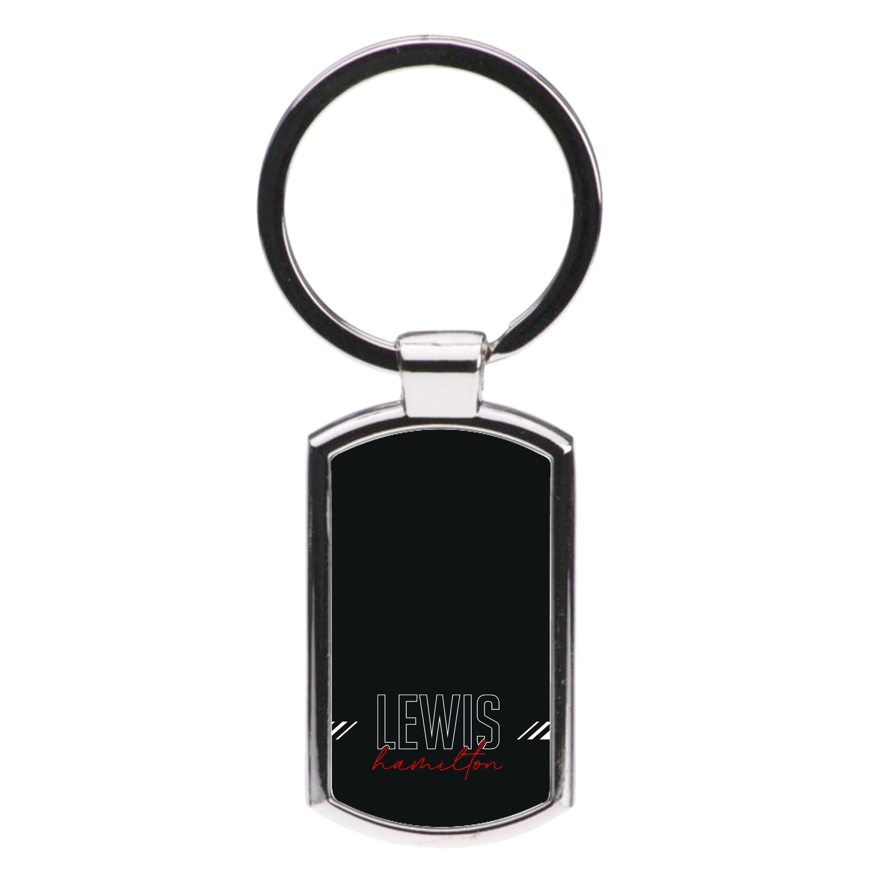Racer Stripes Hamilton Luxury Keyring