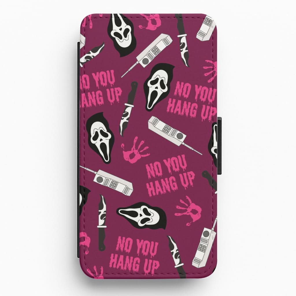 Scary Movie Props Patterm Flip / Wallet Phone Case
