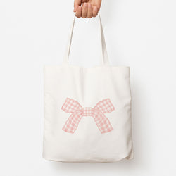 The Gingham Bow Tote Bag