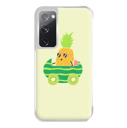 Summer Drive Pineapple Phone Case