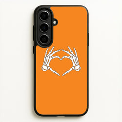 Skeleton Heart Galaxy A56 Case