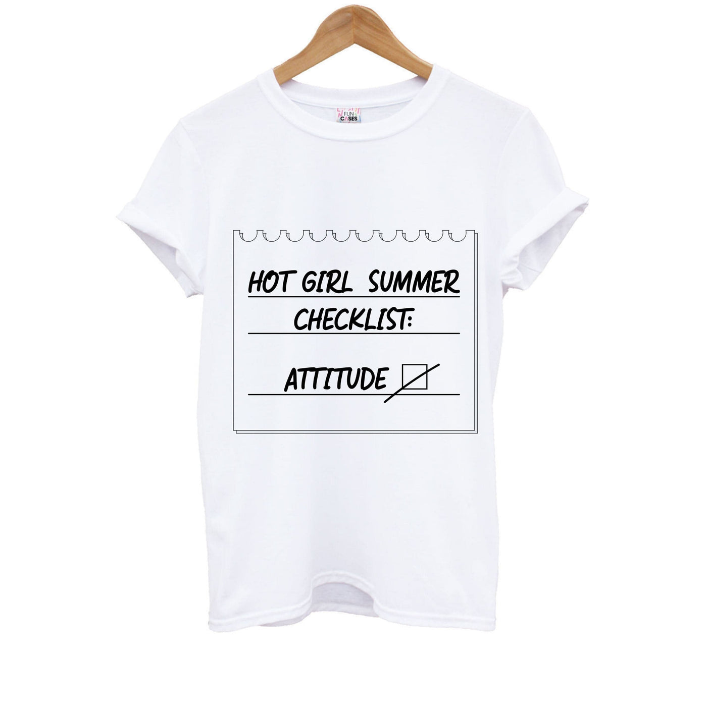 Hot Girl Summer Checklist - Summer Kids T-Shirt