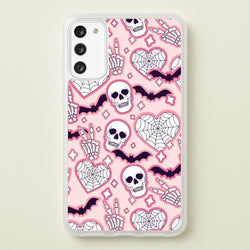 Cute Halloween Stickers Pattern Galaxy A41 Case