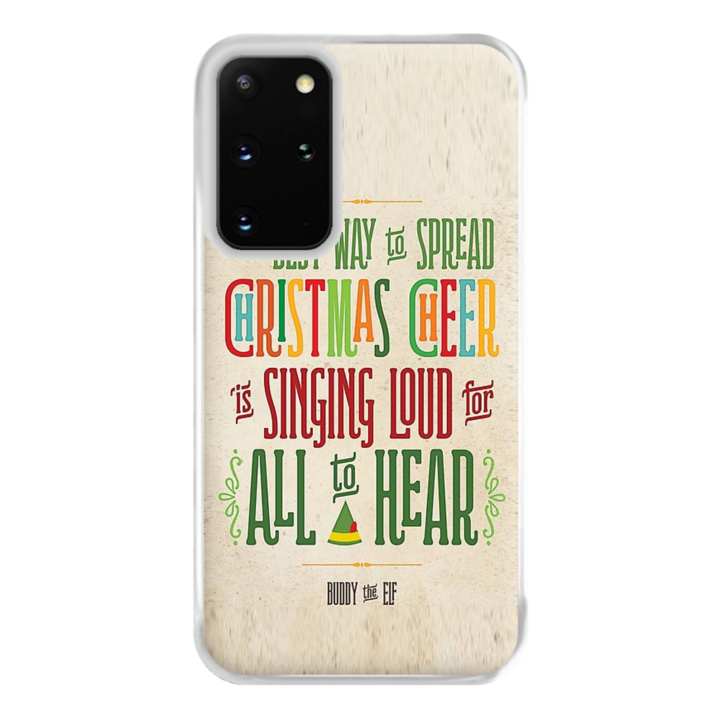 The Best Way To Spead Christmas Cheer - Elf Phone Case