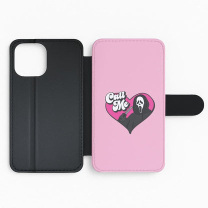 Call Me Heart Flip Phone Case