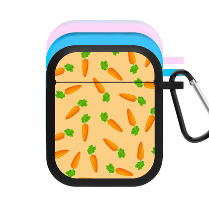 Carrot Pattern AirPods Case