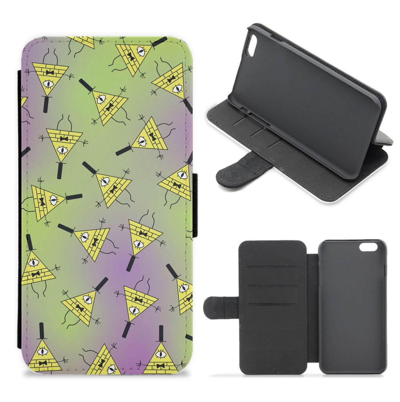 Bill Pattern Flip / Wallet Phone Case