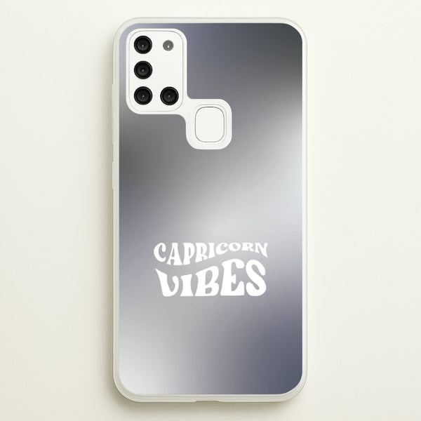 Capricorn Vibes Gradient Zodiac Galaxy A21s Case