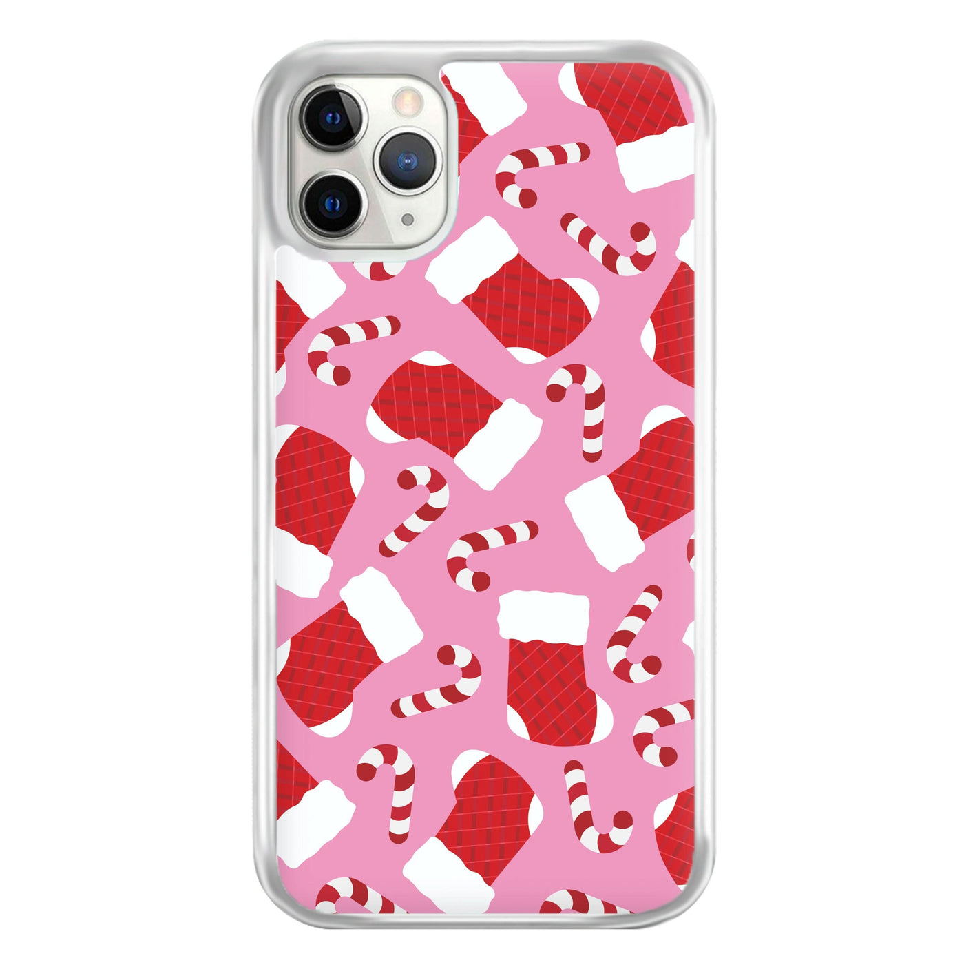 Pink Stocking Pattern Phone Case