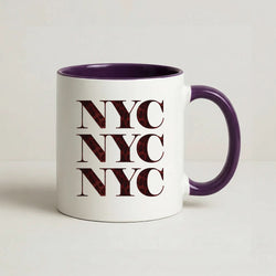 Fifth Avenue  Purple Mug