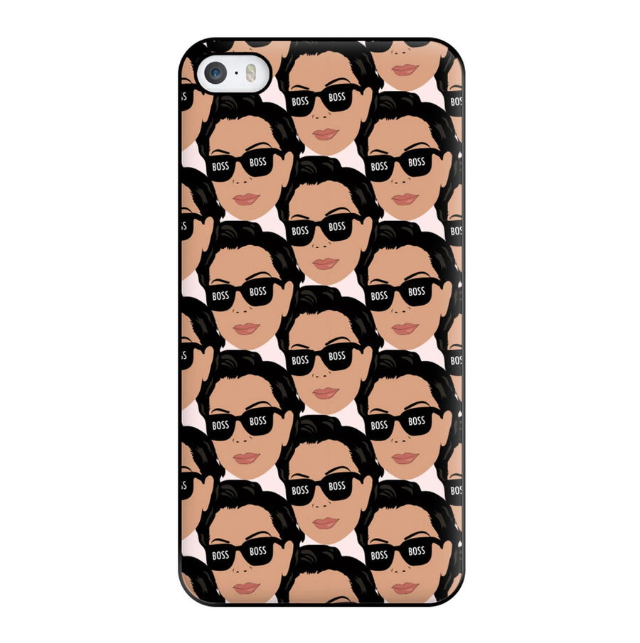 Kris Jenner - Boss Pattern Phone Case