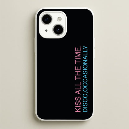 Disco Occasionally Text iPhone 14 Case
