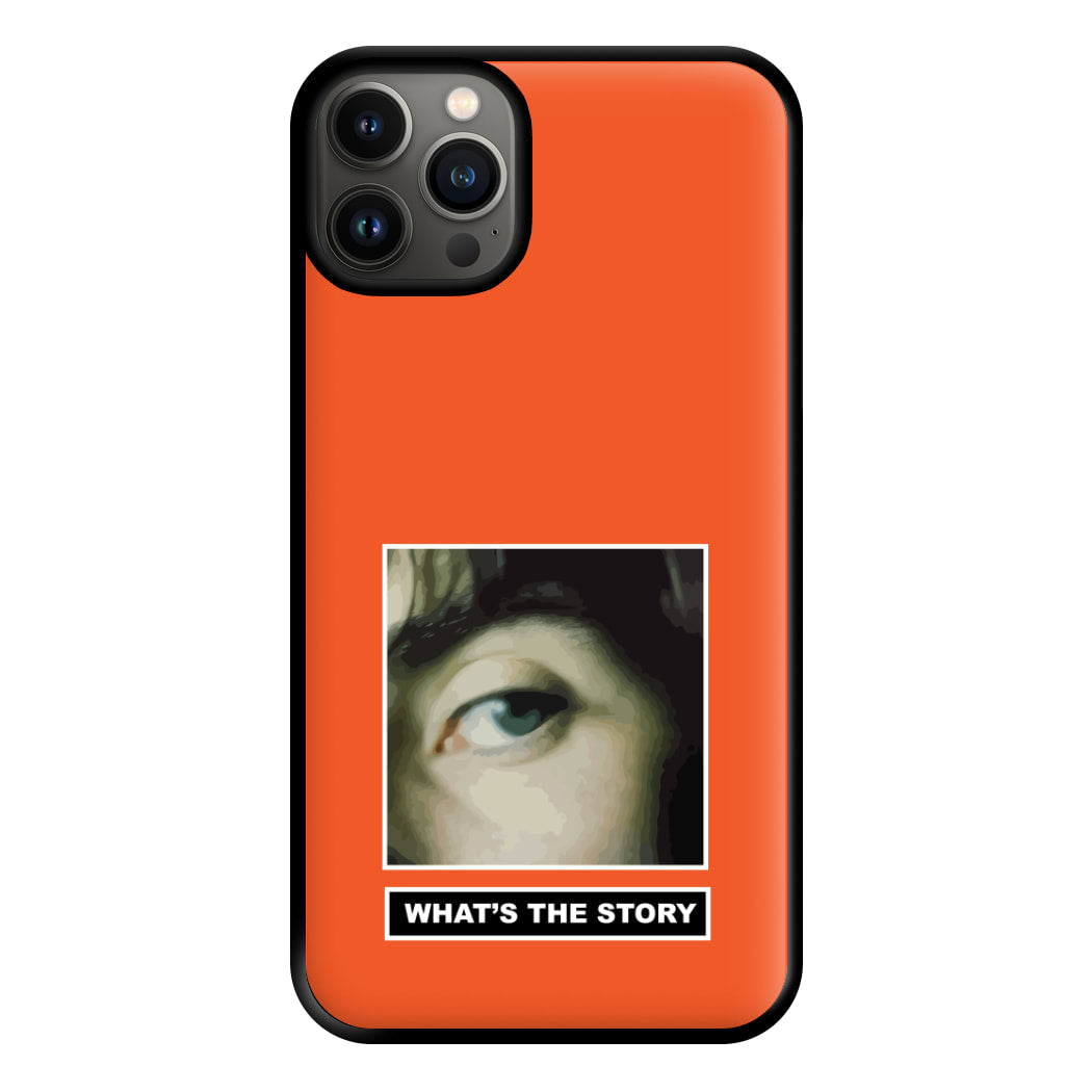 What's The Story Orange iPhone 13 Case