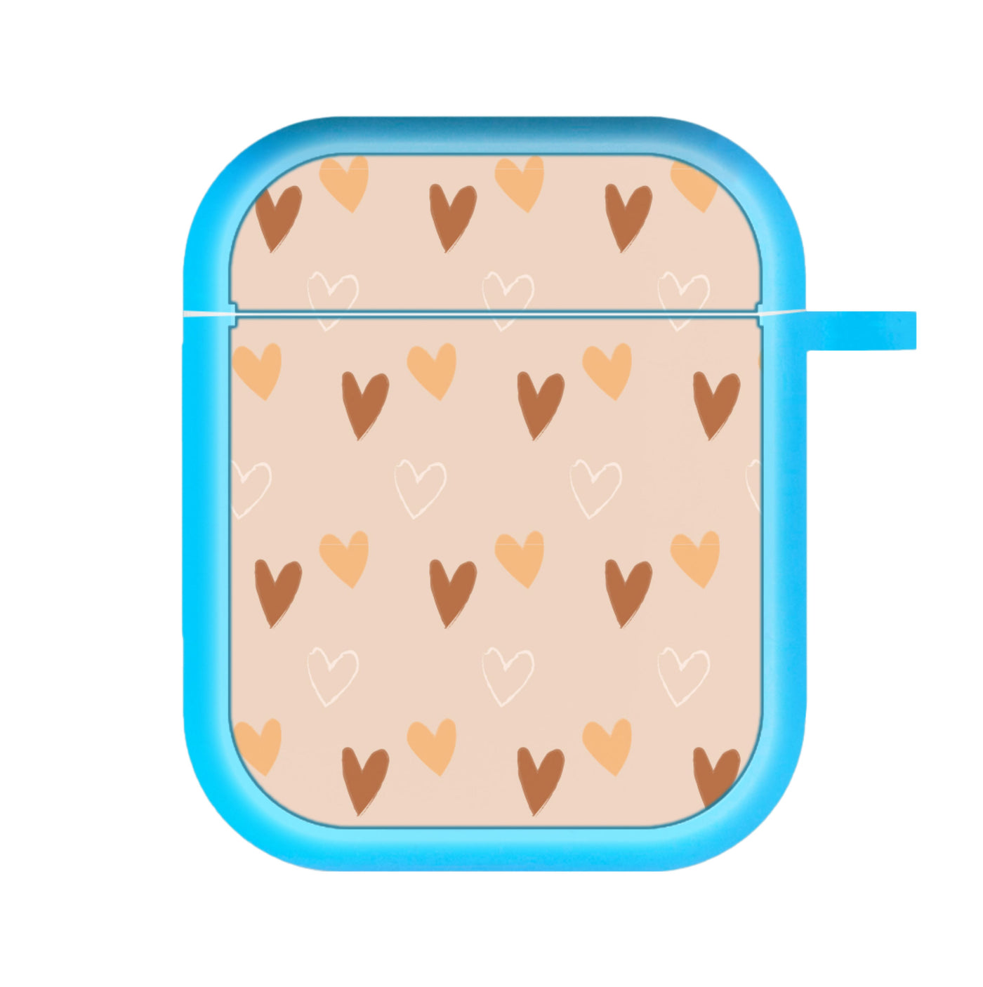 Cute Love Heart Pattern AirPods Case
