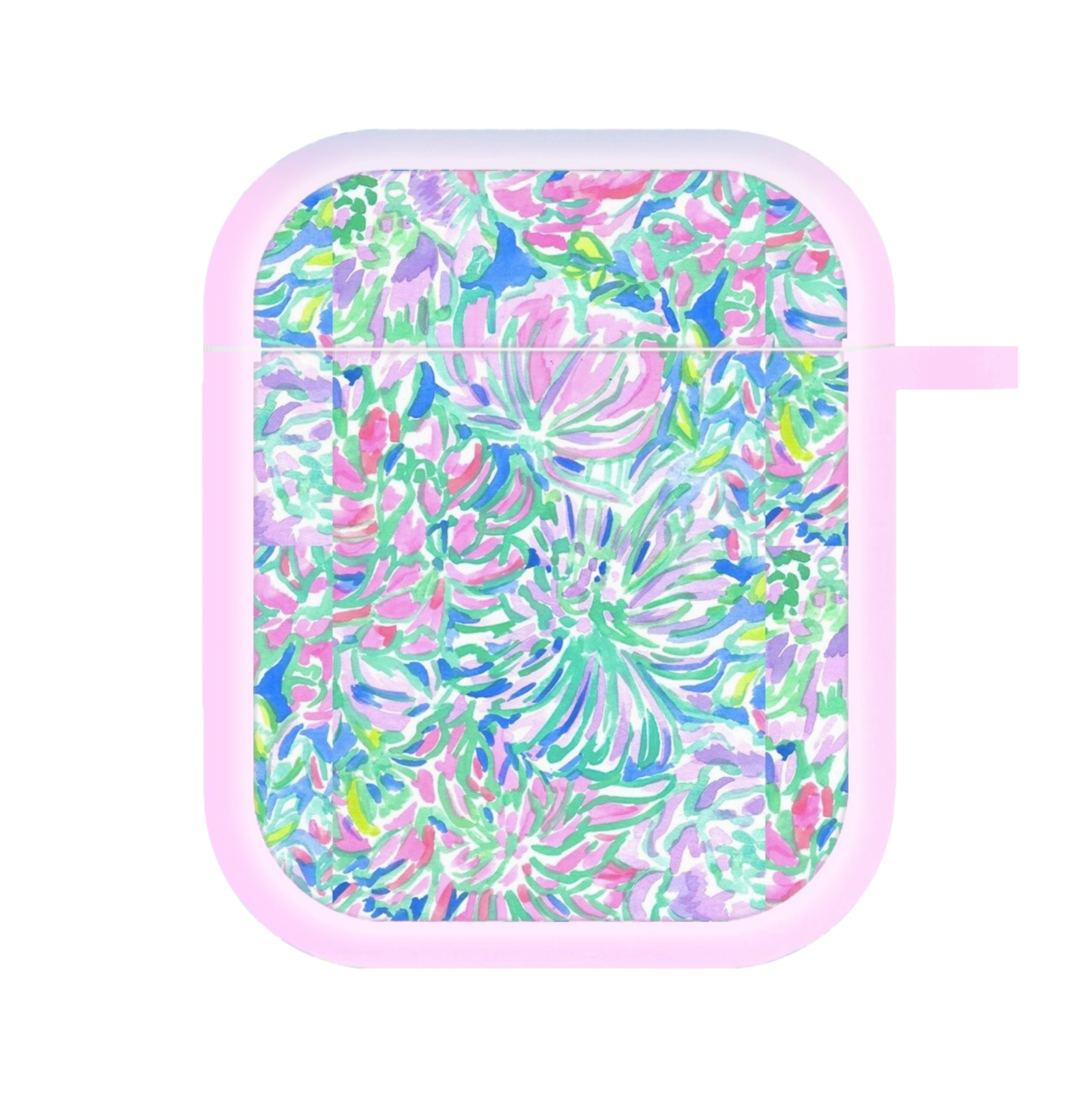 Colourful Floral Painting AirPods Case