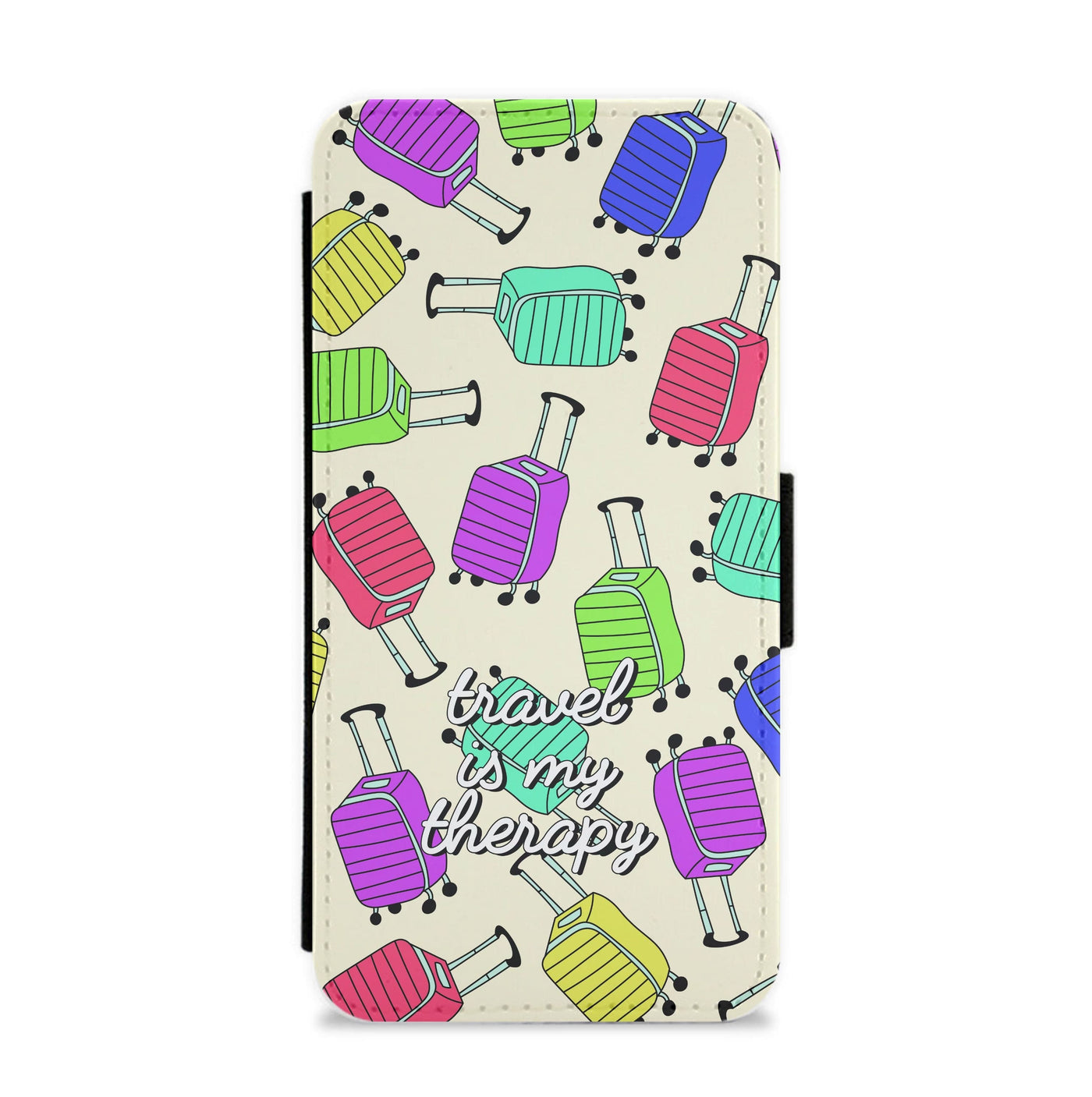 Travel Therapy - Travel Flip / Wallet Phone Case