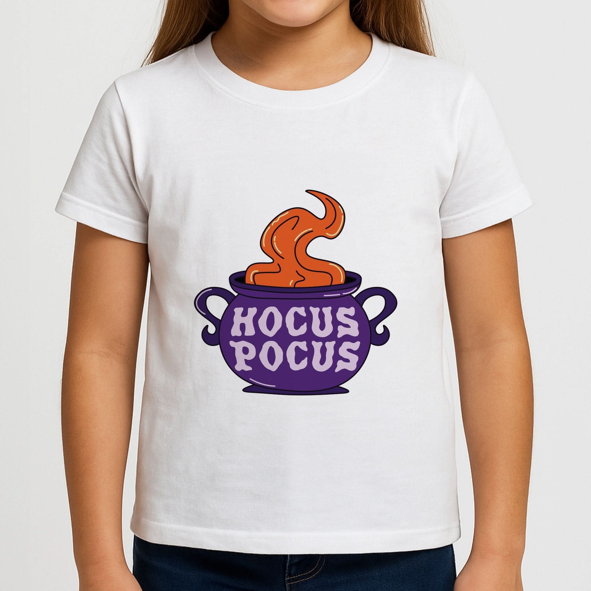 Hocus Pocus Cauldron Girls T-Shirt