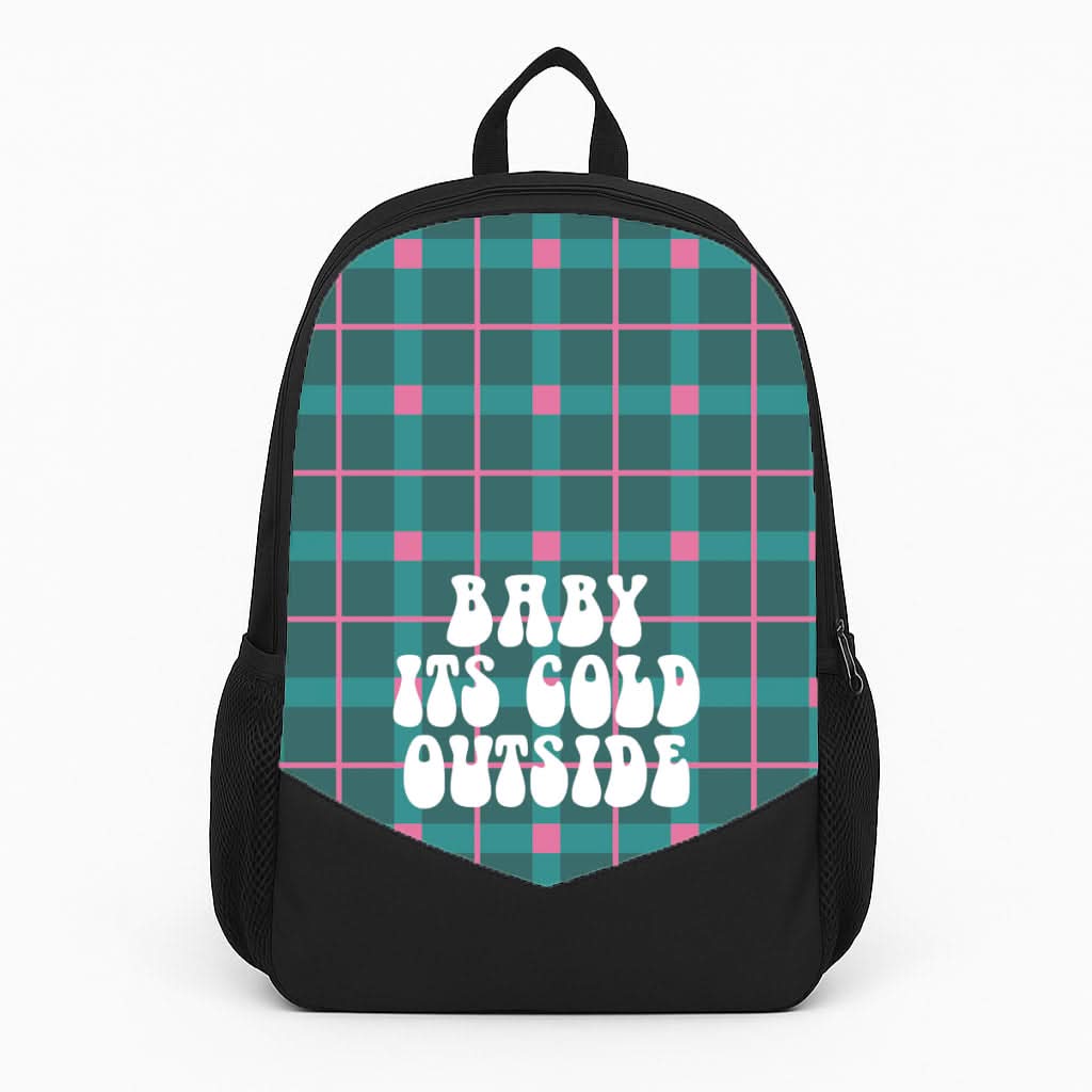 Baby It's Cold Outside Tartan Backpack