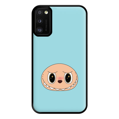 Cute Blue Monster Face Galaxy A41 Case
