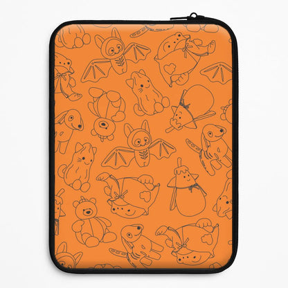 Halloween Plushies Pattern I - Halloween Universal Laptop Sleeve