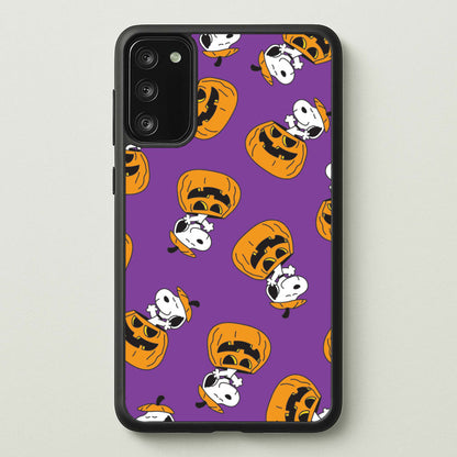 Cartoon Beagle Pumpkin Pattern Galaxy A41 Case