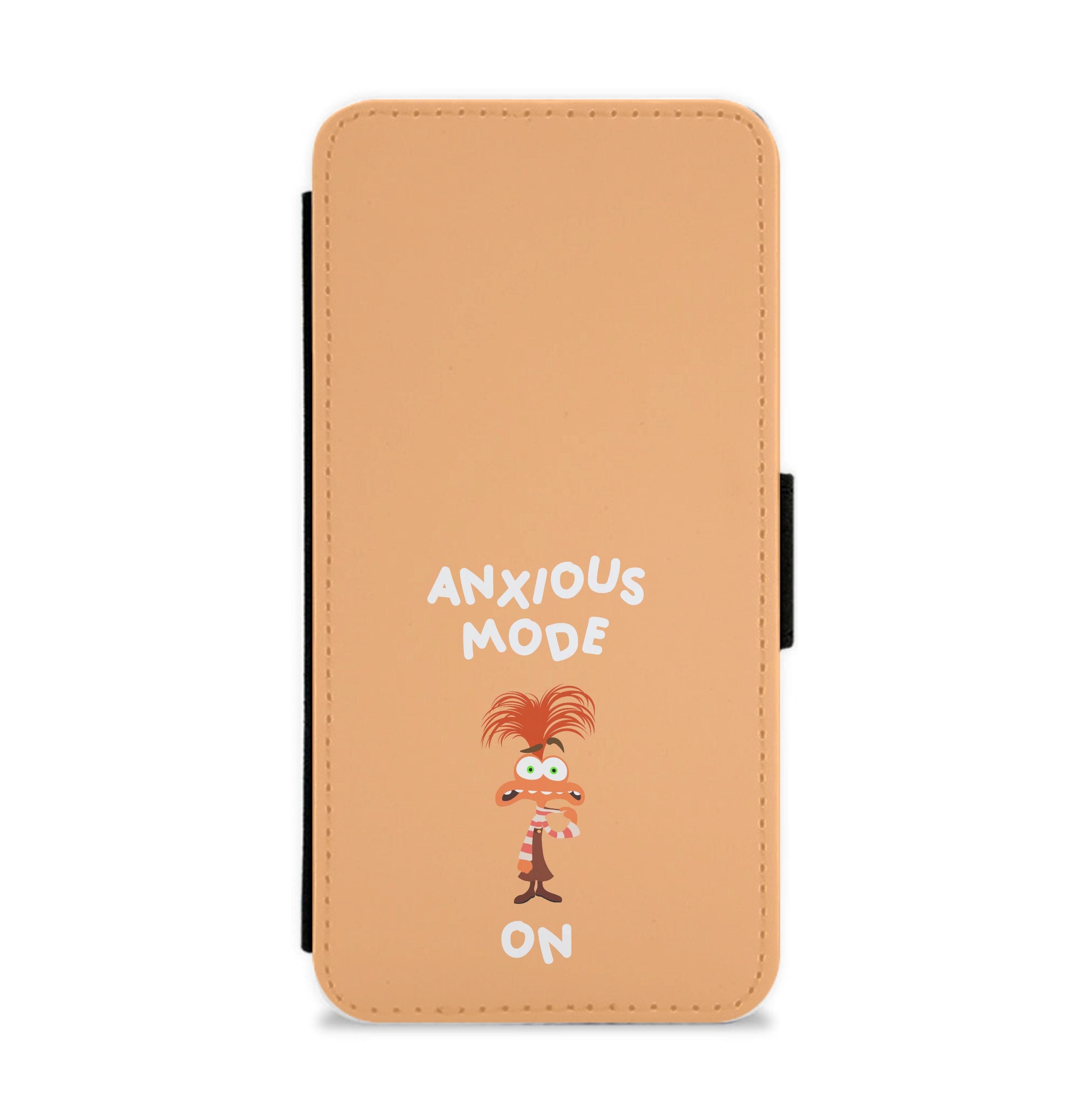 Anxious Mode On - Inside Out Flip / Wallet Phone Case