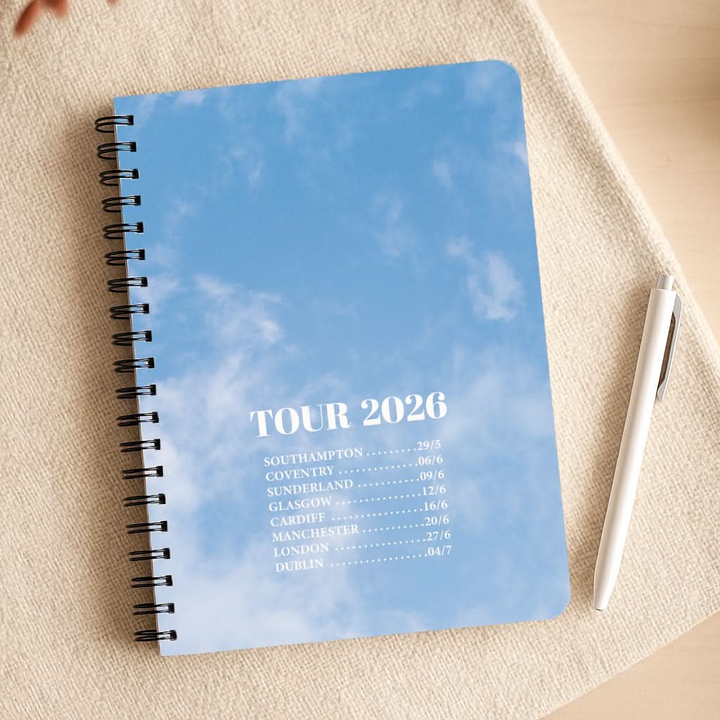 Band Tour 2026 Notepad