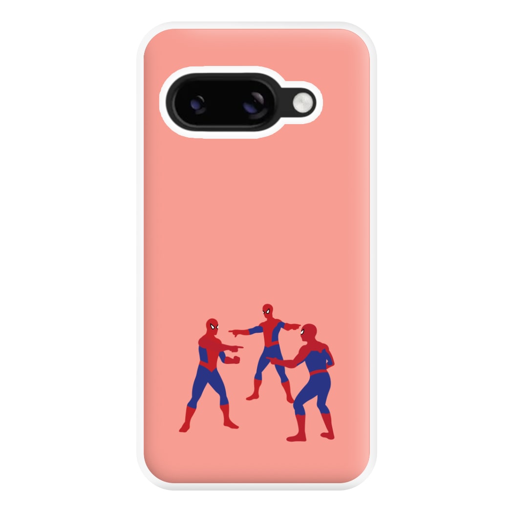 Spider Hero Pointing Meme Google Pixel 9a Case
