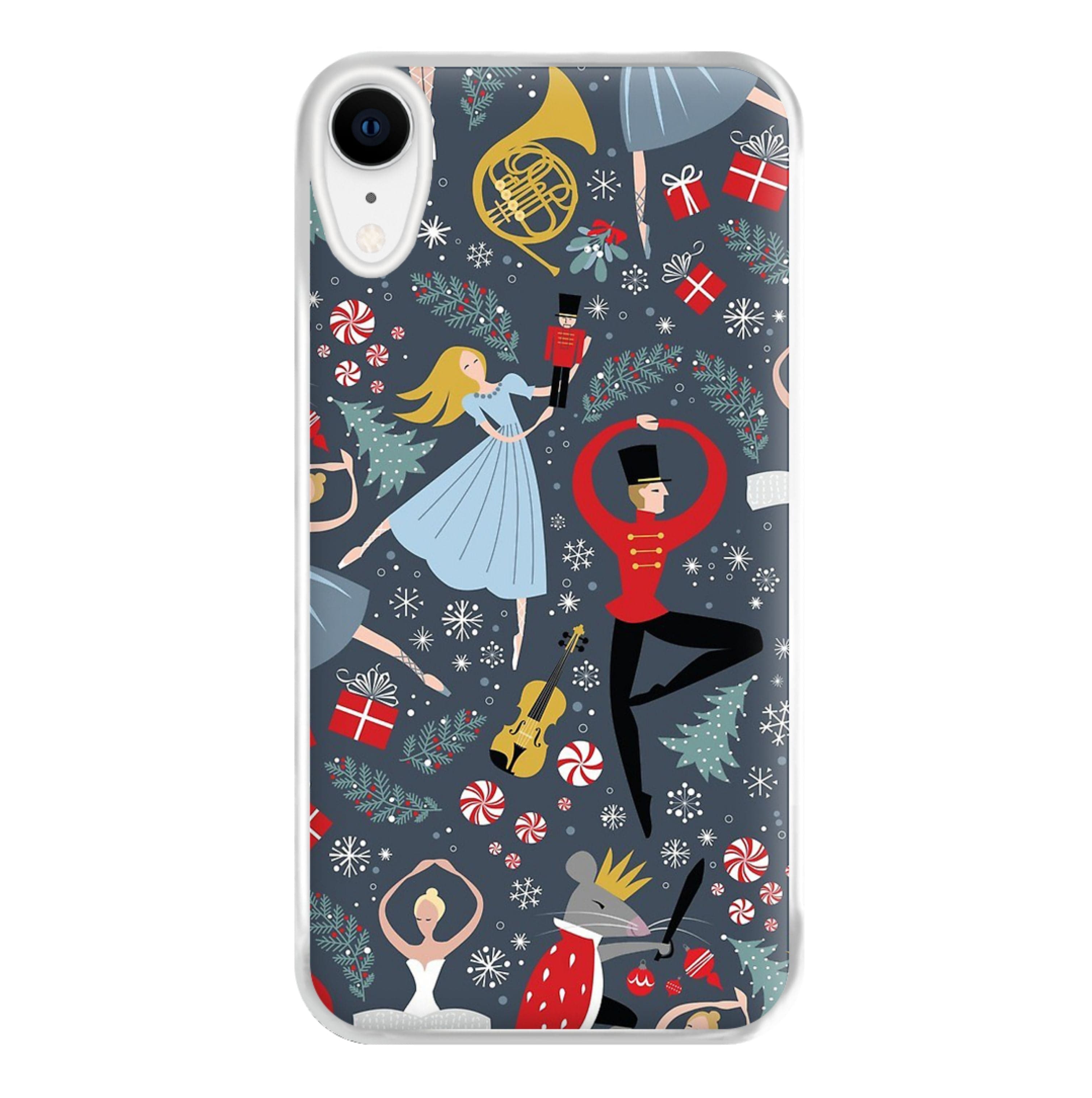 Nutcracker Ballet Pattern - Christmas Phone Case