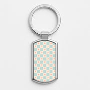 Patchwork Floral Pattern Luxury Keyring 1