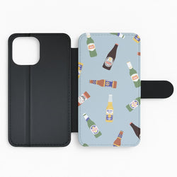 Lager Pattern Flip Phone Case