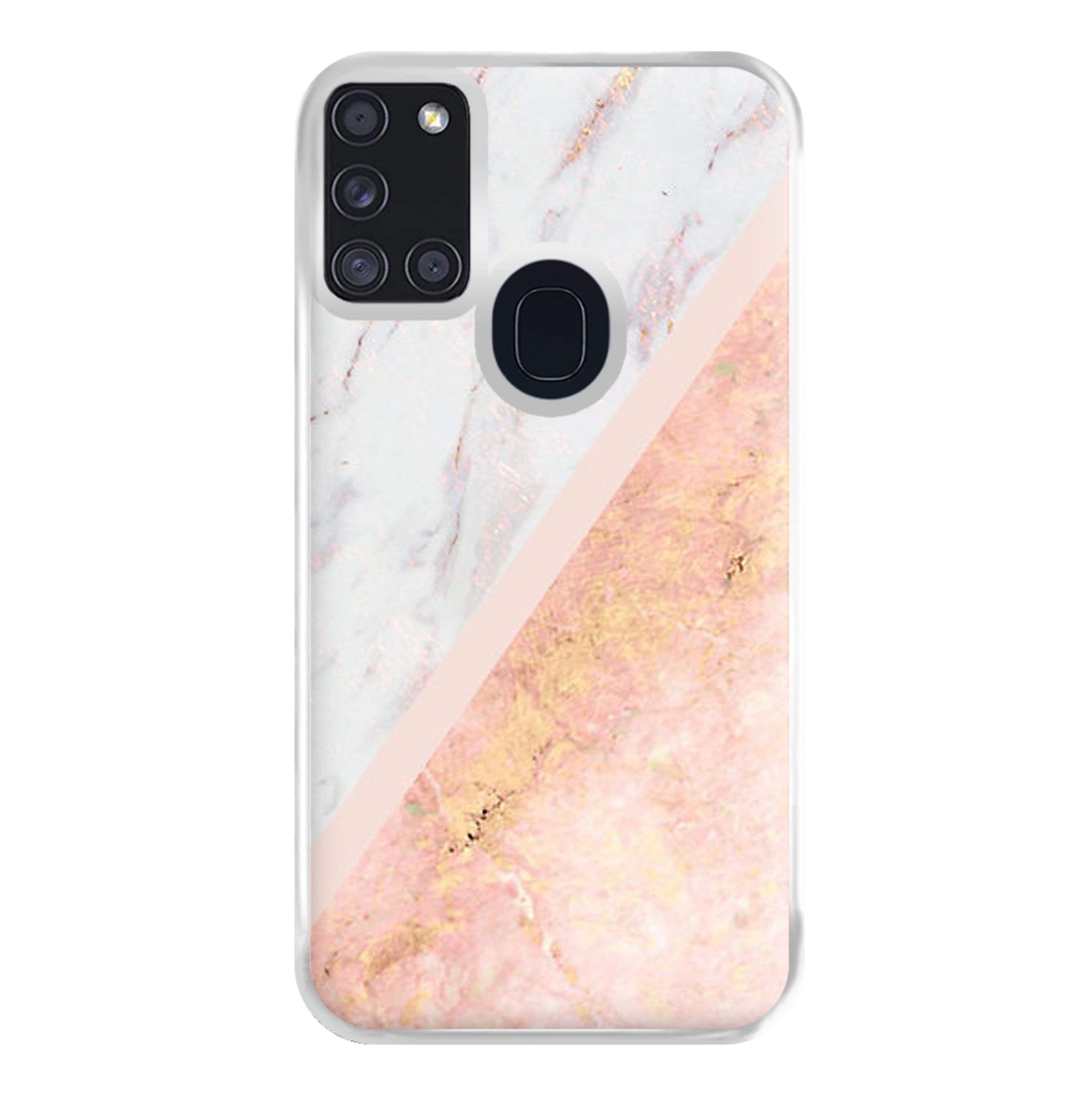 Marble and Rose Gold Phone Case