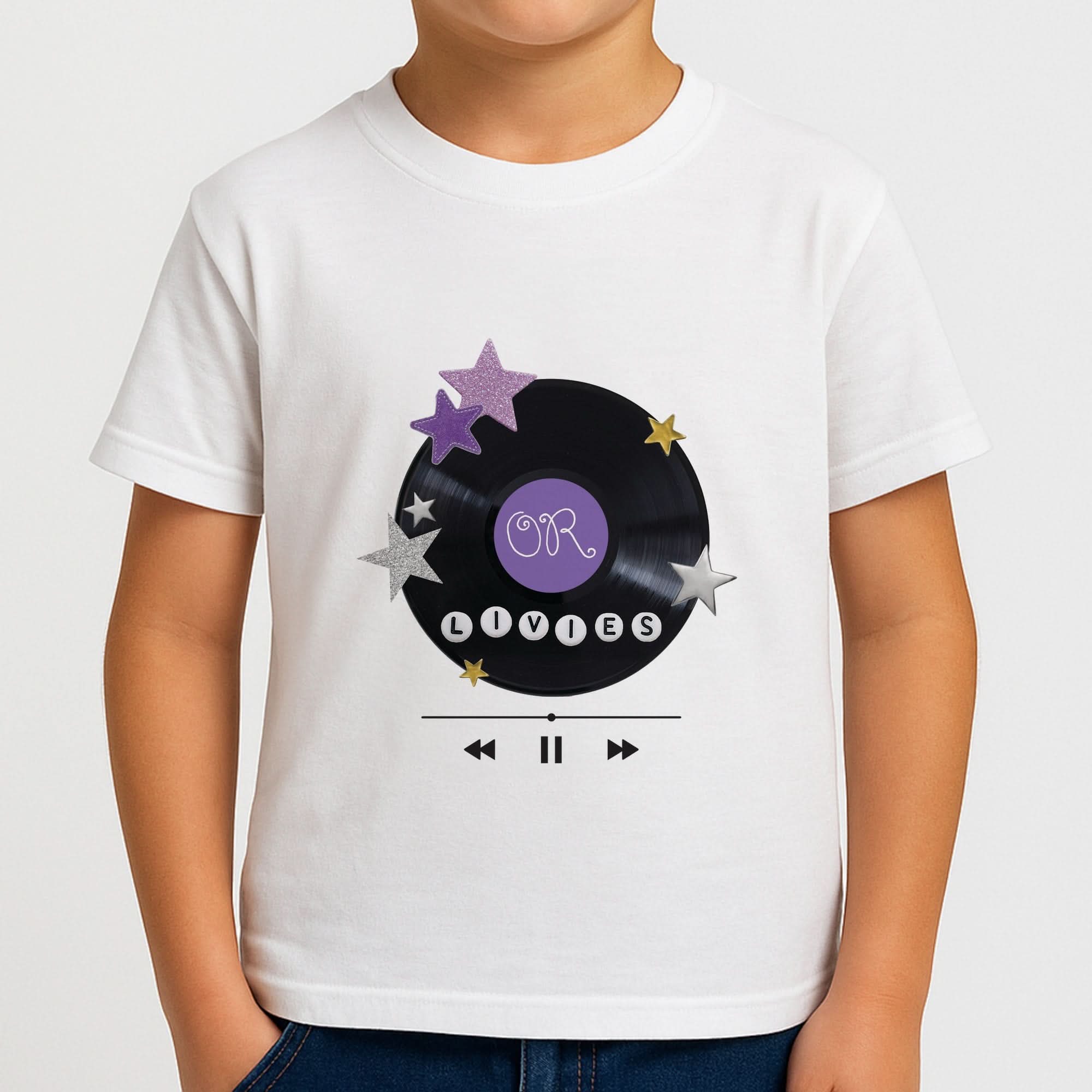 Amethyst Vinyl Scrapbook Boys T-Shirt