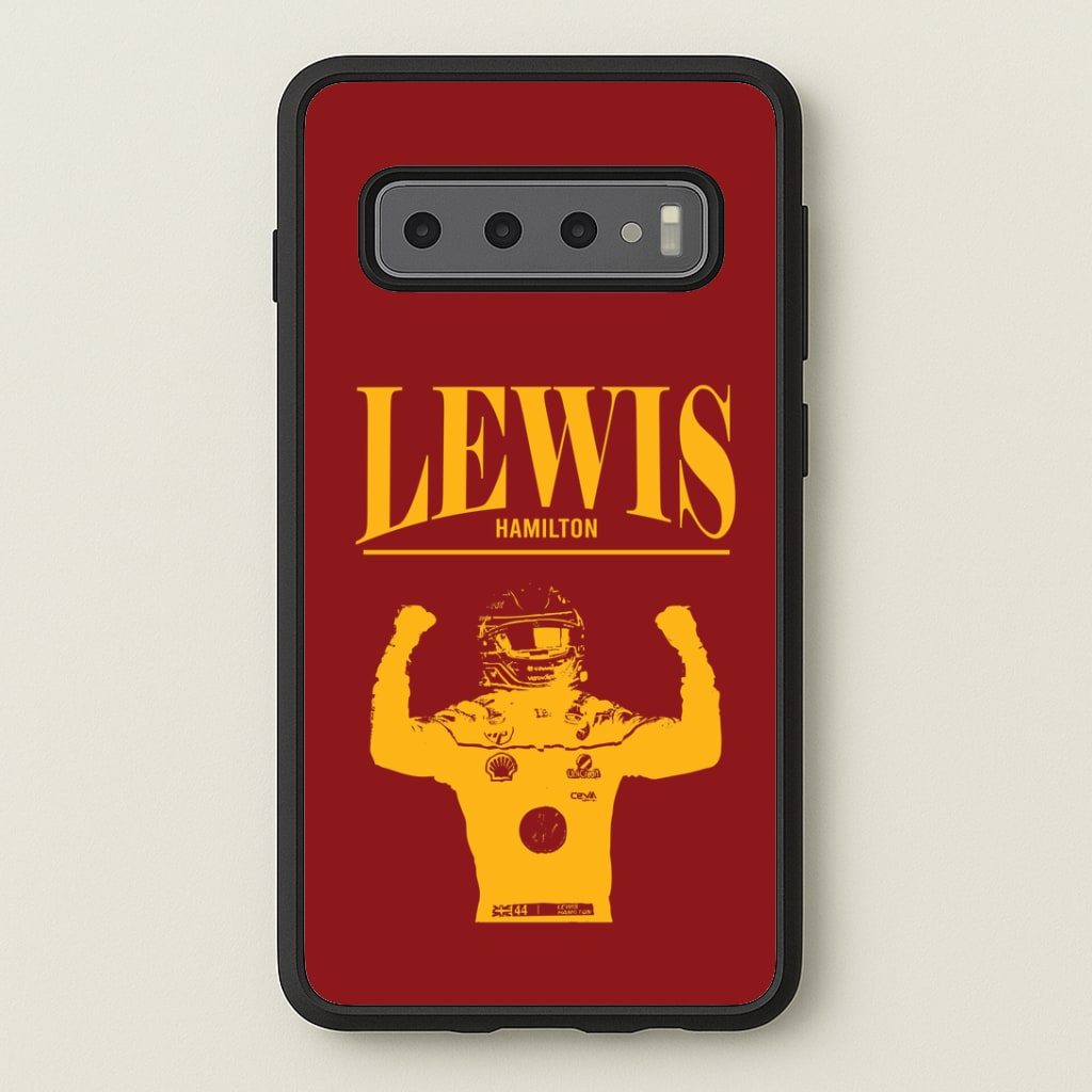 Lewis Red And Gold Galaxy S10 Plus Case