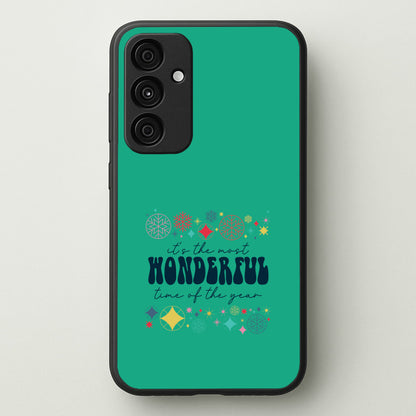 The Most Wonderful Time Of The Year Geometric Galaxy A55 Case