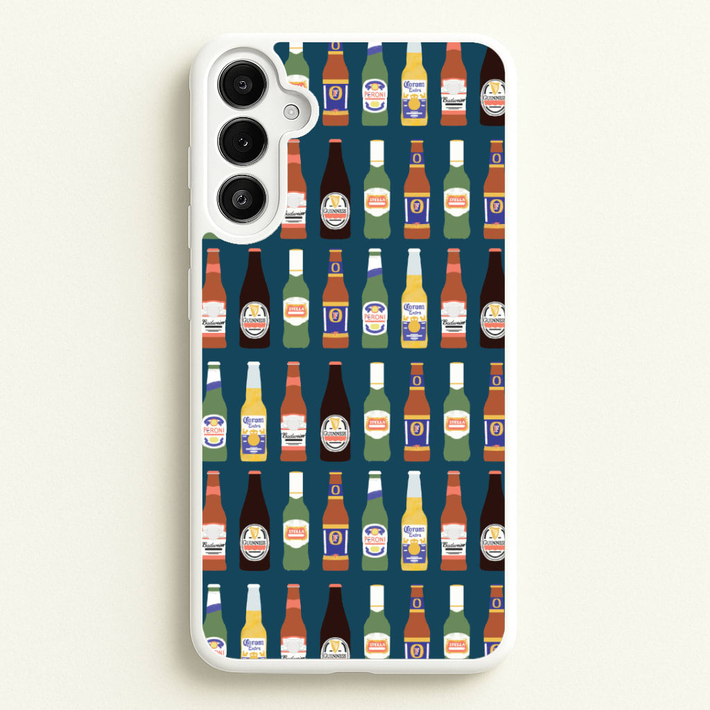 Geometric Brewery Pattern Galaxy A34 Case