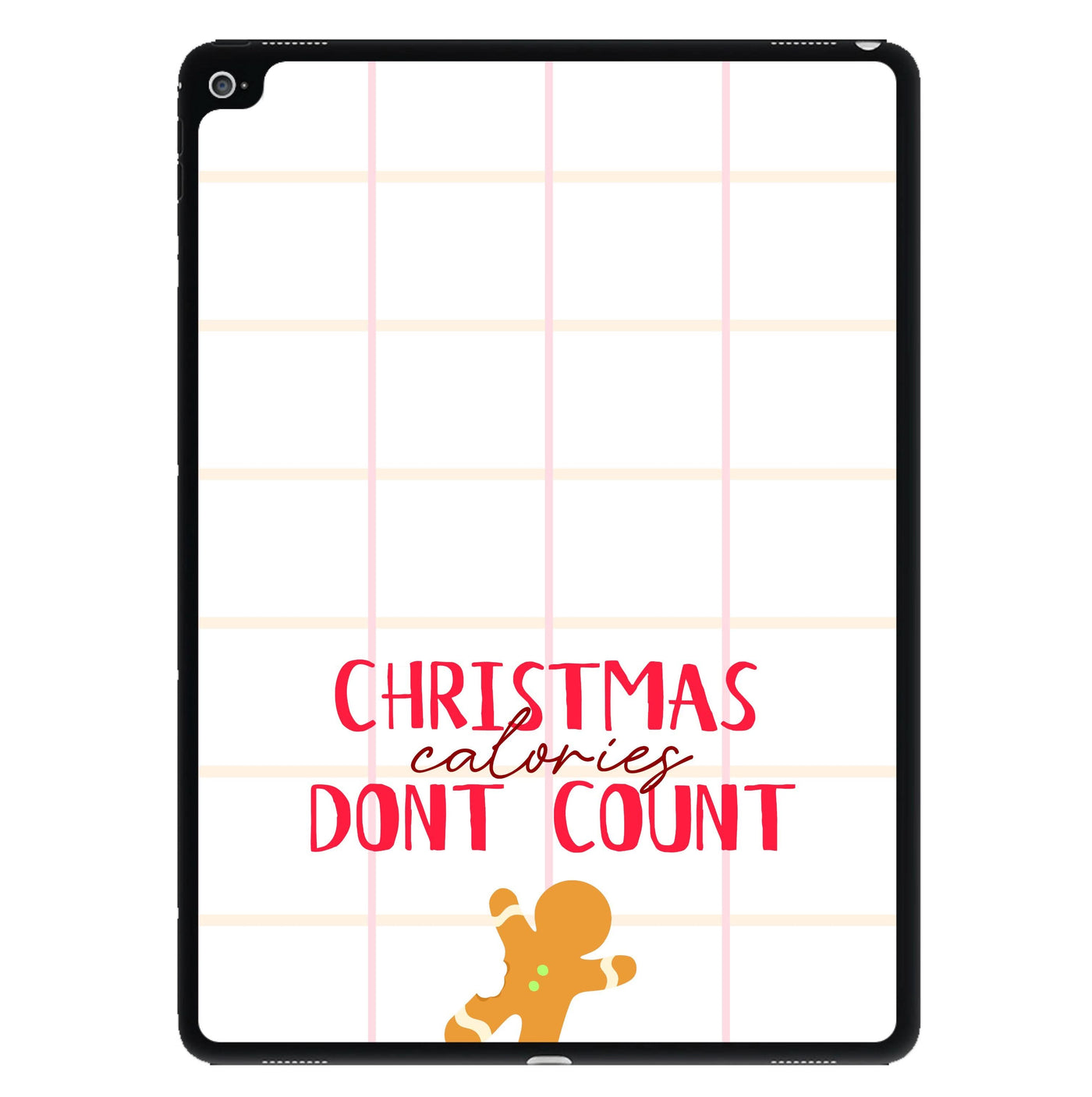 Christmas Calories Don't Count iPad Case