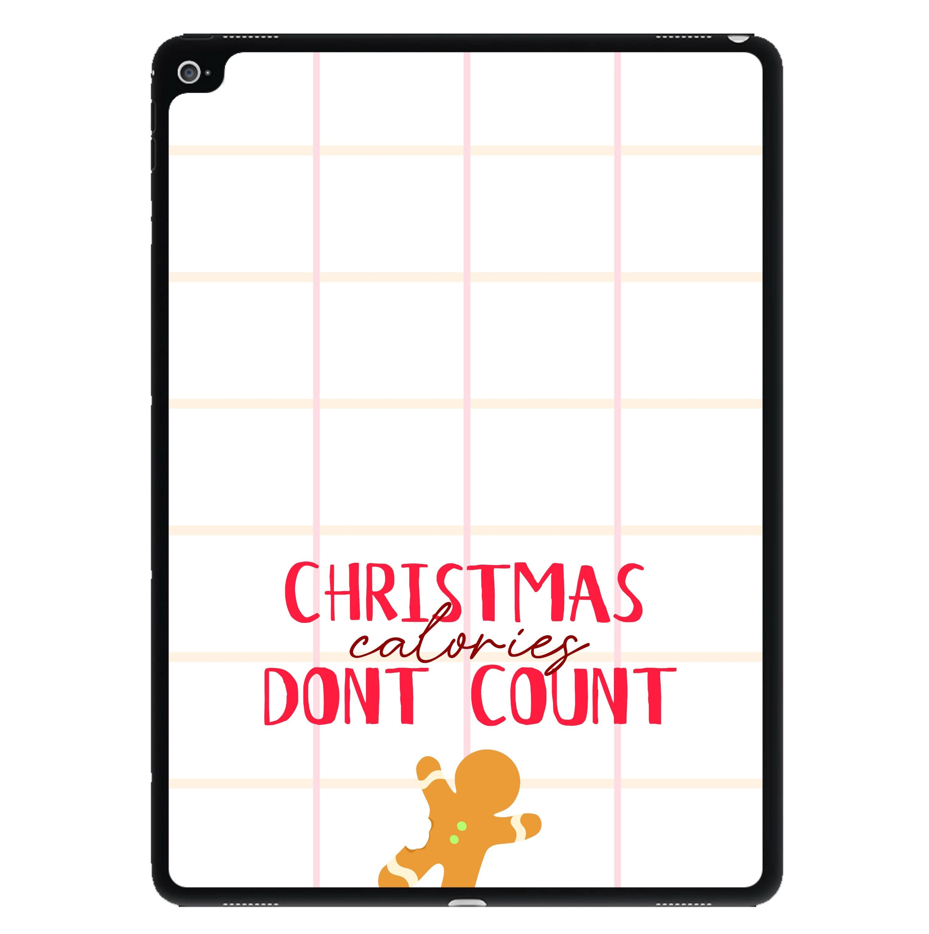 Christmas Calories Don't Count iPad Case