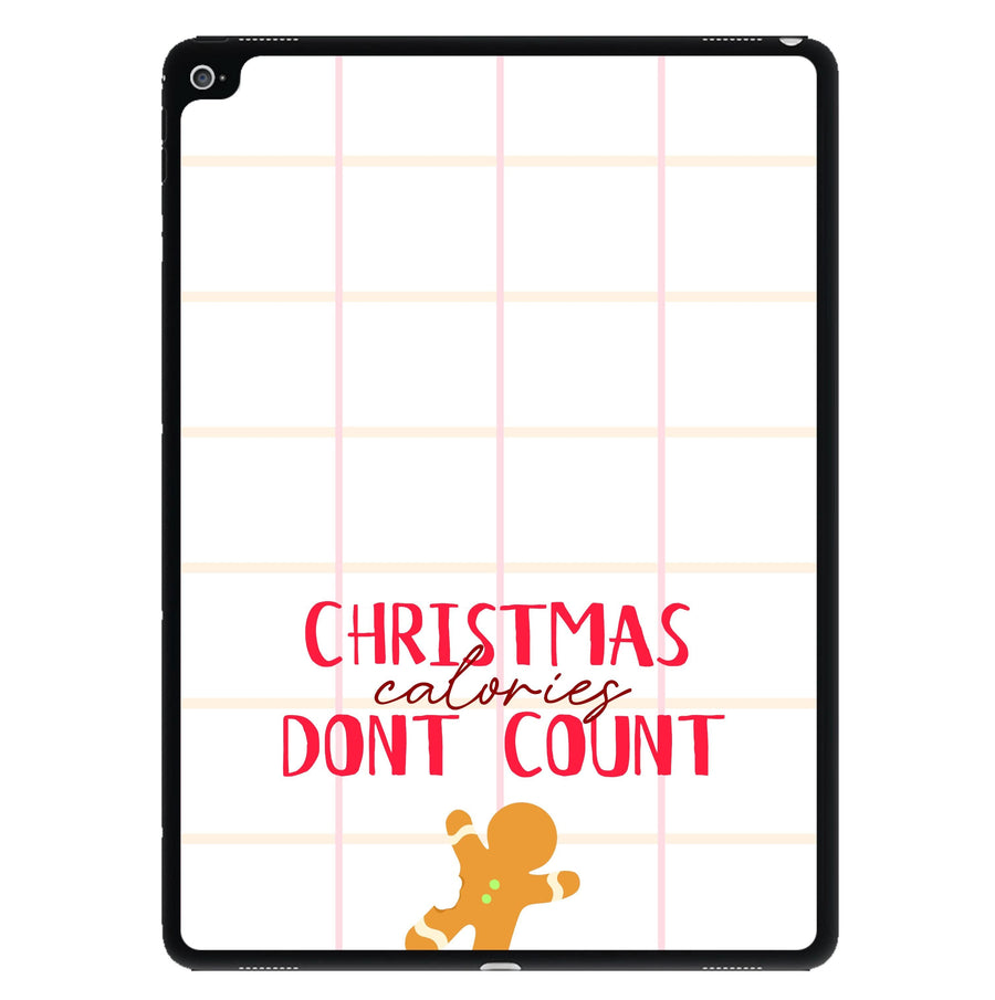 Christmas Calories Don't Count iPad Case