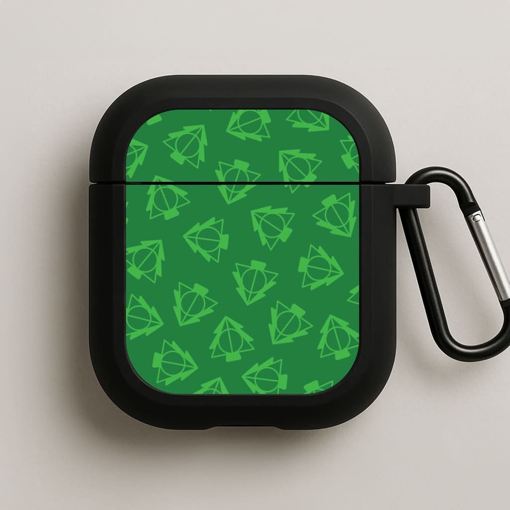 Christmas Tree Wizard Icon Pattern AirPods Case